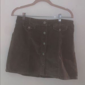 Corduroy skirt